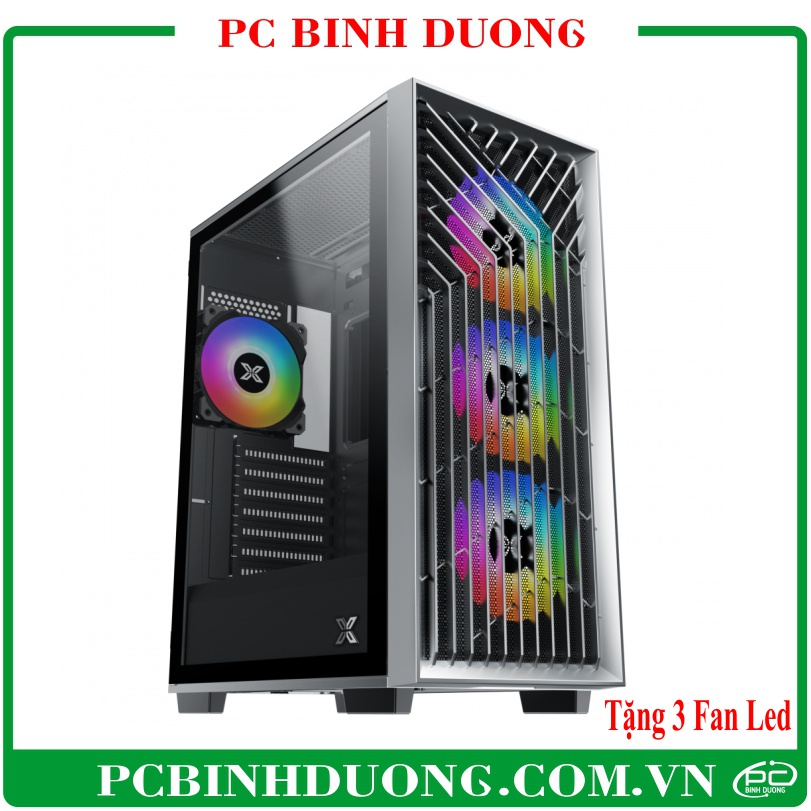 Case Xigmatek Lux G Shadow 3FX  Tặng Kèm 3 Fan Led