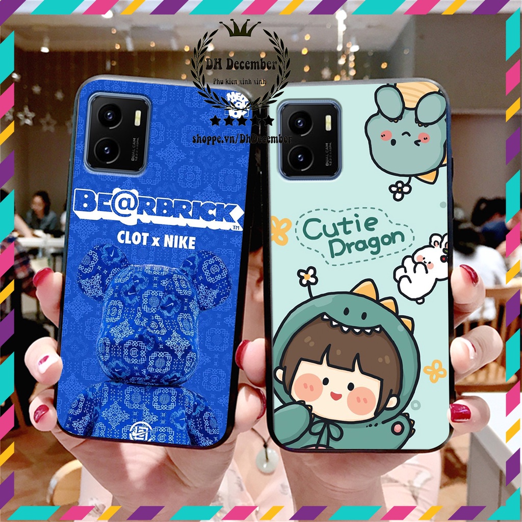 Ốp lưng Vivo Y15S  in hình 3D lucky, gấu Brick xinh xắn - KHÔNG NÊN BỎ LỠ