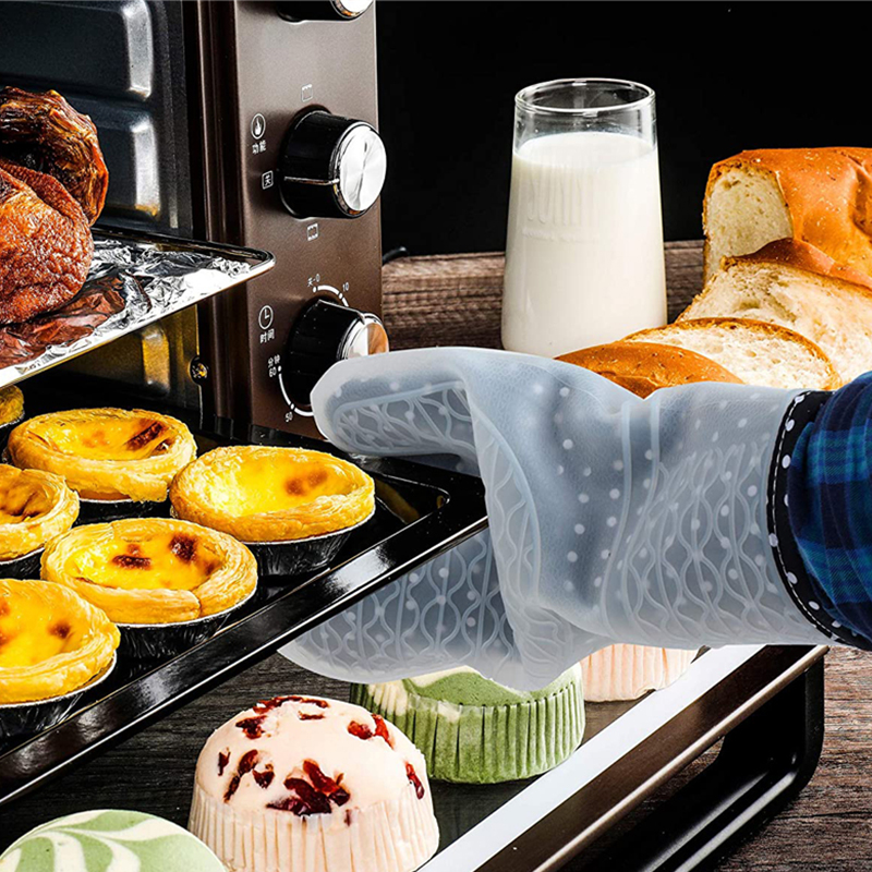 1pc Găng Tay Anaeat Silicon Chịu Nhiệt Độ Cao Chống Trượt Thân thiện Với Da Dùng Cho Nhà Bếp