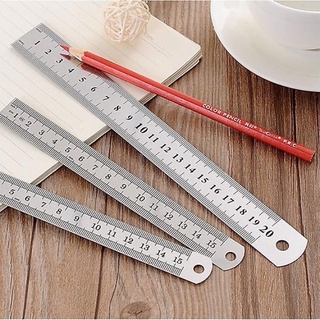 Thước kẻ sắt 20cm, 30cm - thước kẻ sắt kim loại cao cấp