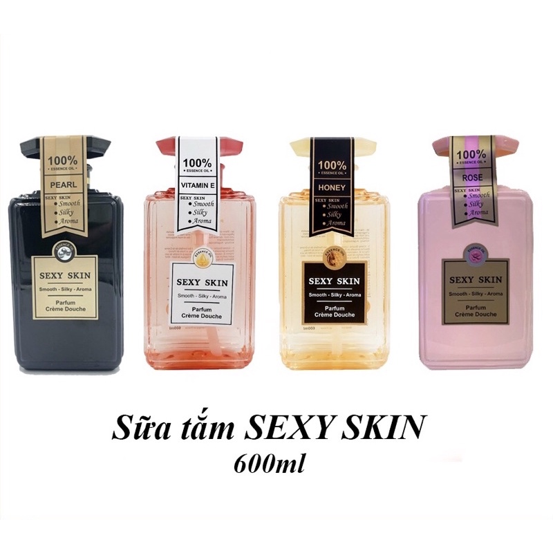 GEL TẮM NƯỚC HOA SEXY SKIN 600ml