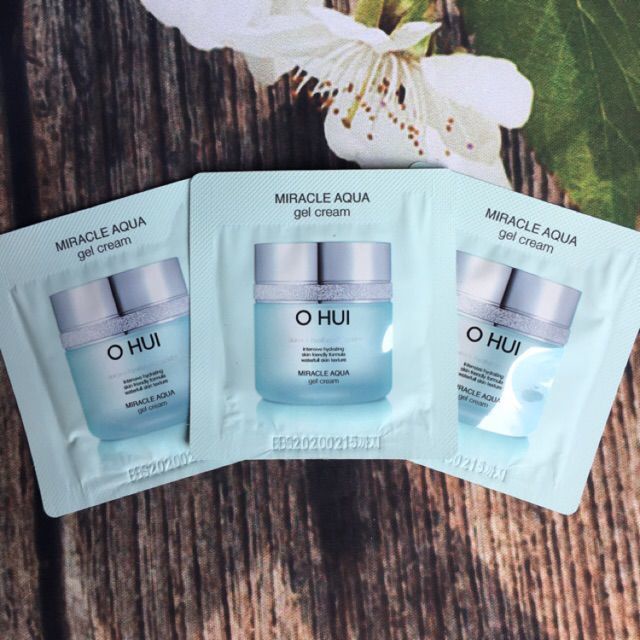 Sample kem dưỡng Ohui Miracle Aqua Gel Cream cho da dầu