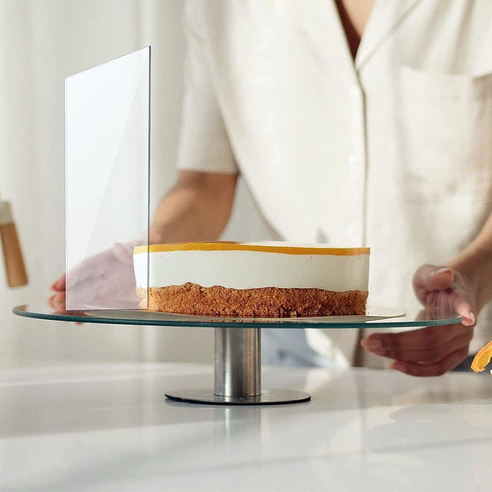 Bộ 7 Dụng Cụ Làm Mịn Răng Cưa Trang Trí Bánh Trong Suốt Bằng Acrylic
