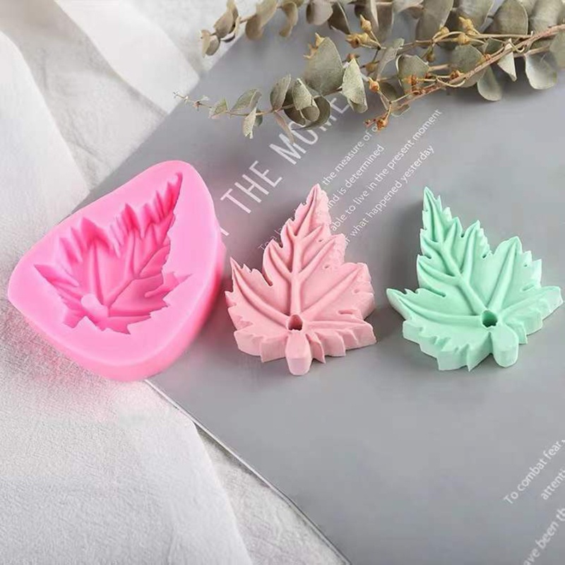 Khuôn Silicone Làm Mặt Trang Sức Hình Lá Phong