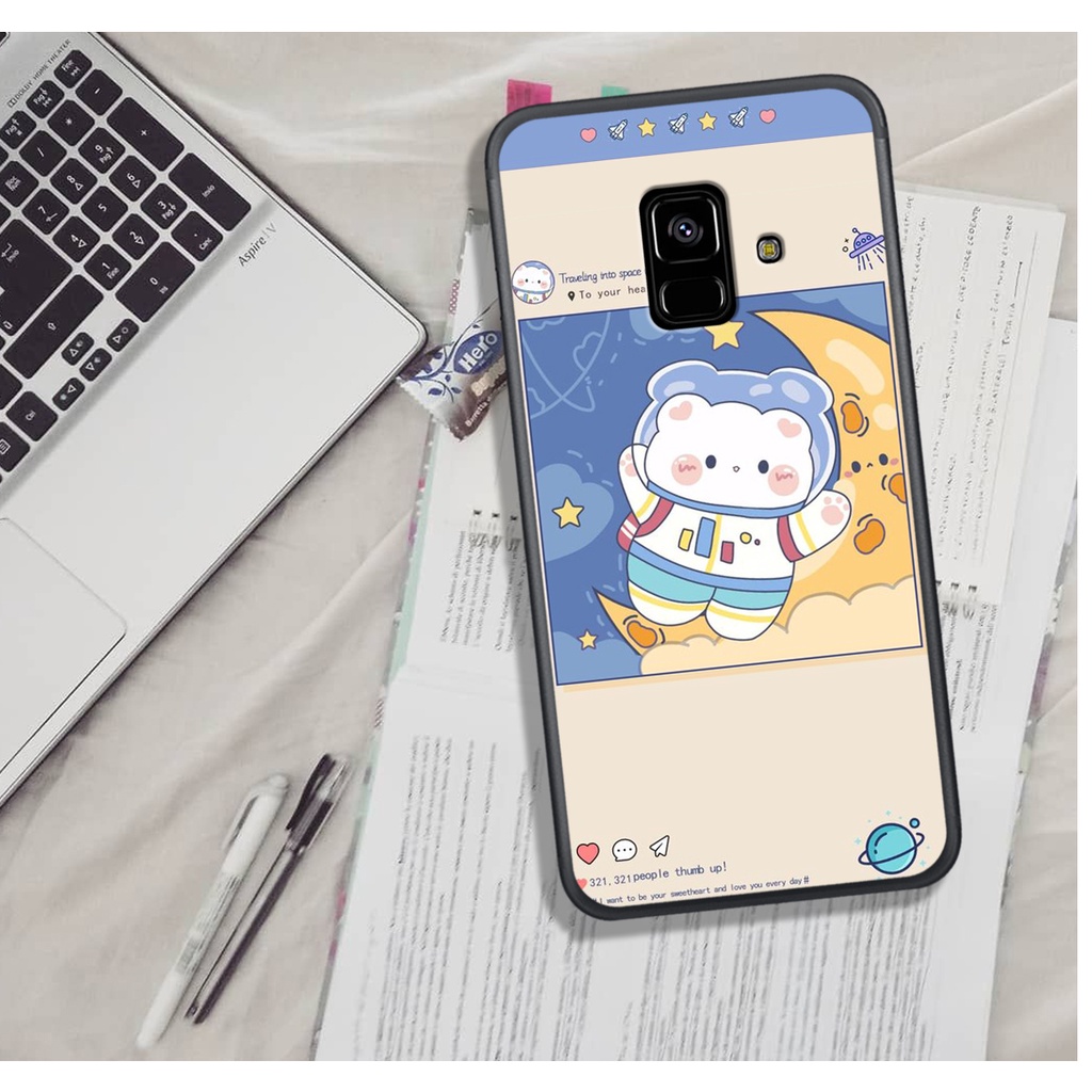 [ HOT BỎNG TAY] ỐP LƯNG SAM.SUNG A6 2018/A5 2018/A8 2018/J6 2018/A6 PLUS , IN HINH CHIBI PHI HÀNH GIA SIÊU CUTE.