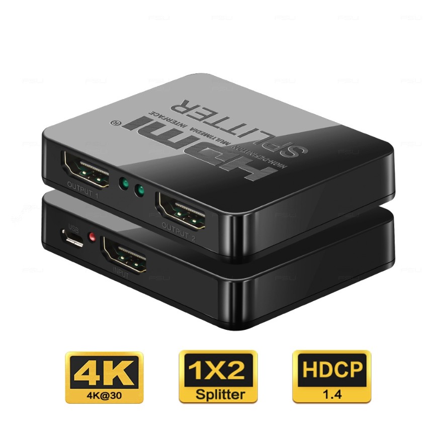 Bộ chia HDMI Full HD 1080P với 2 cổng kết nối