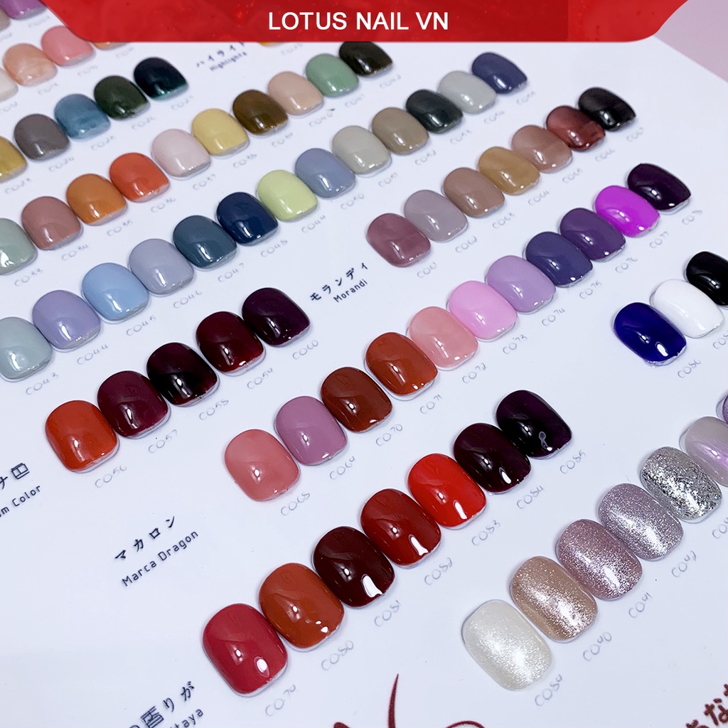 Set sơn gel Koouniee phong cách Hàn Quốc 96 màu hàng mới 2021 tặng kèm bảng màu + base + top