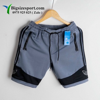 Quần Short Gym Thể Thao Nam 3 Sọc Túi Ép