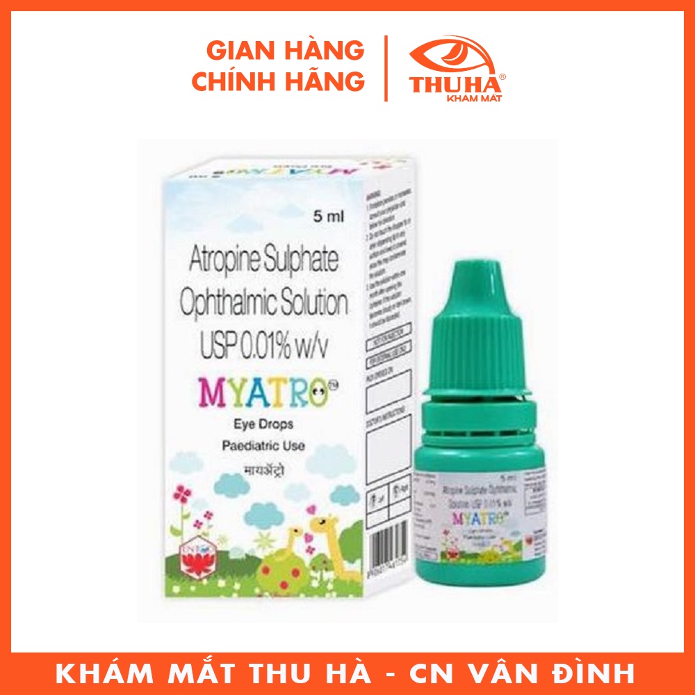 Dung dịch nhỏ mắt kiểm soát tiến triển cận thị MYATRO 0,01% 5ml