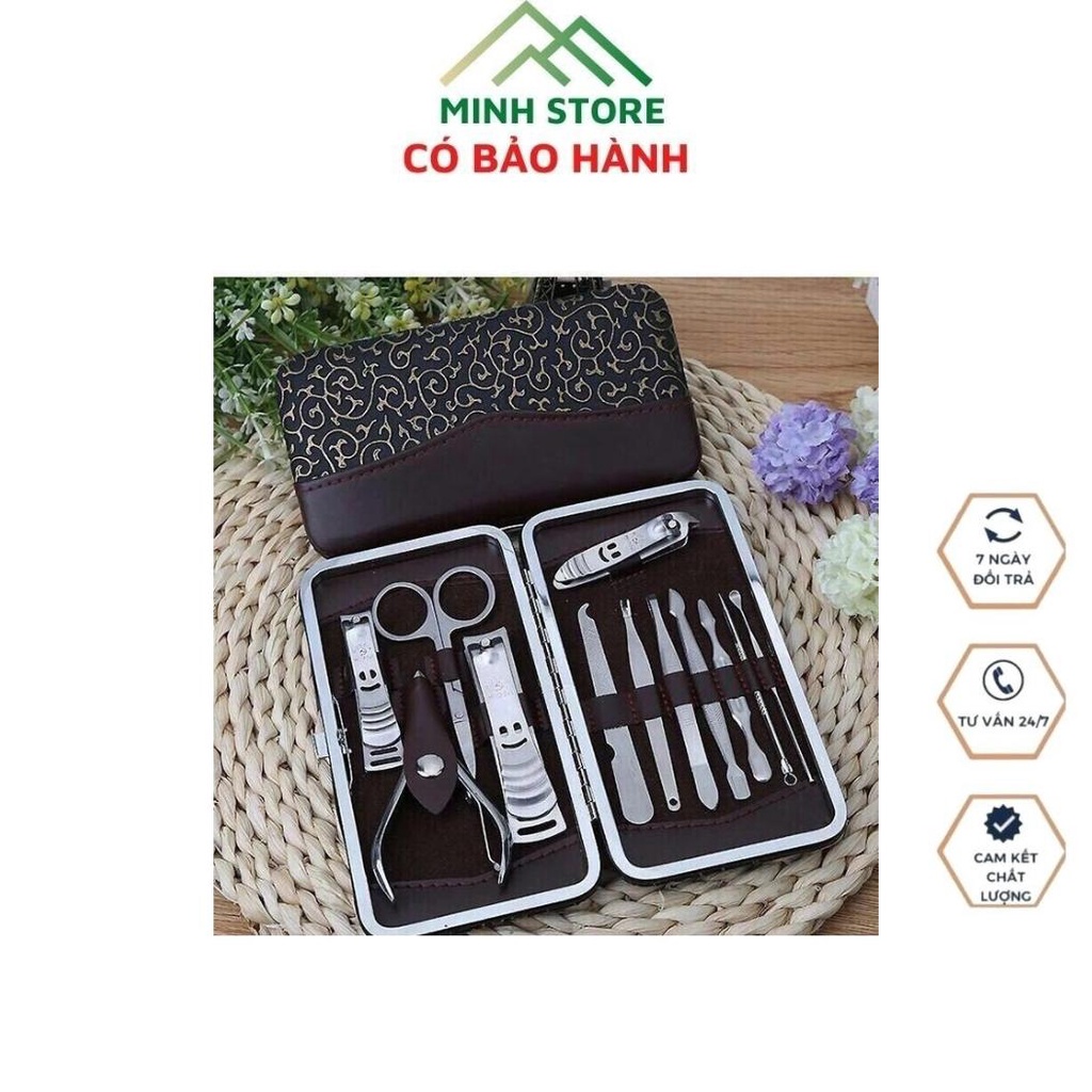 Bộ Dụng Cụ Bấm Móng 12 Món inox Cao Cấp