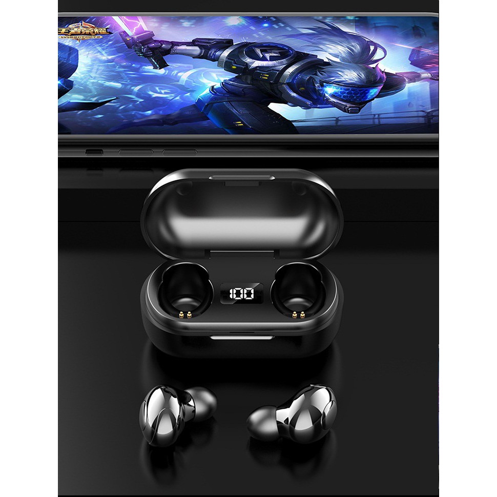 Tai Nghe Bluetooth TWS_T8  Chống Nước - Chống ồn - Tương Thích Cho Tất Cả Điện Thoại