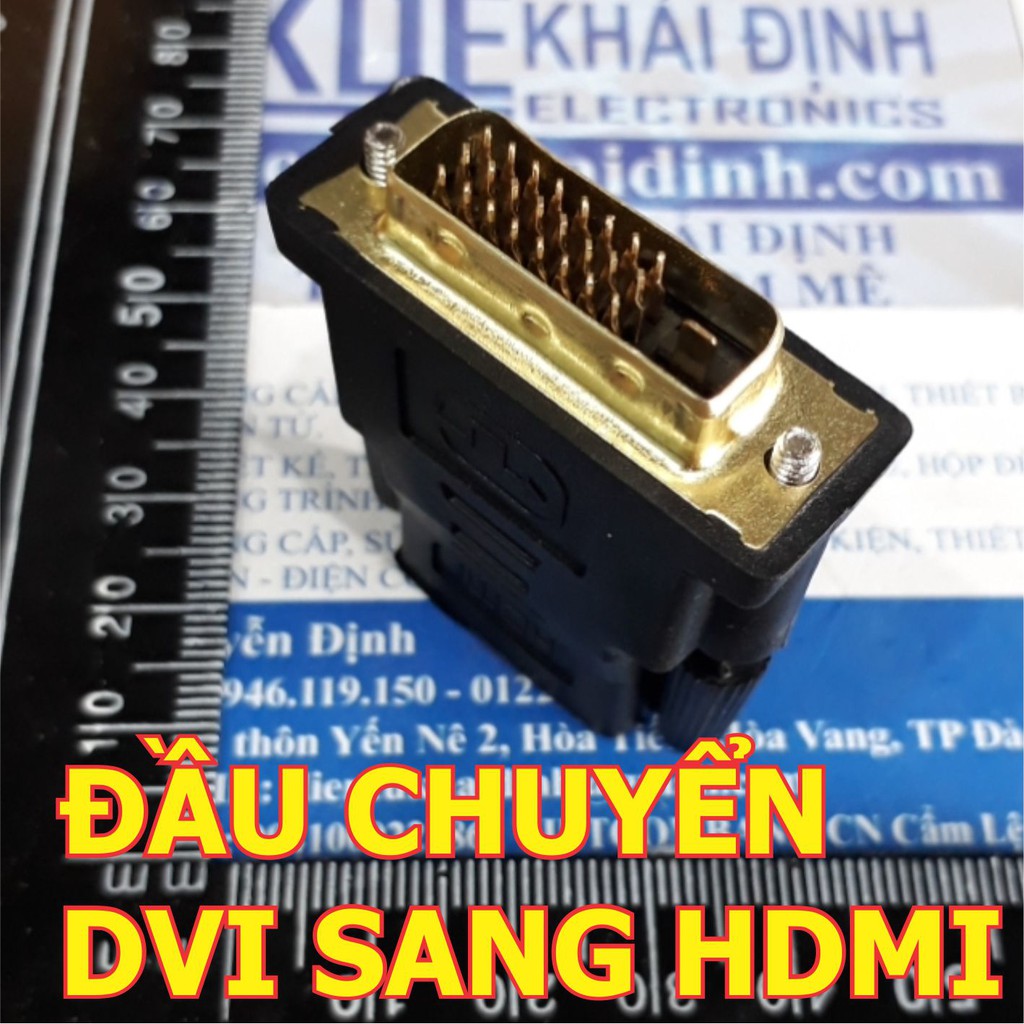 ĐẦU CHUYỂN HDMI SANG DVI hoặc ngược lại FULL HD 1080P KDE0373