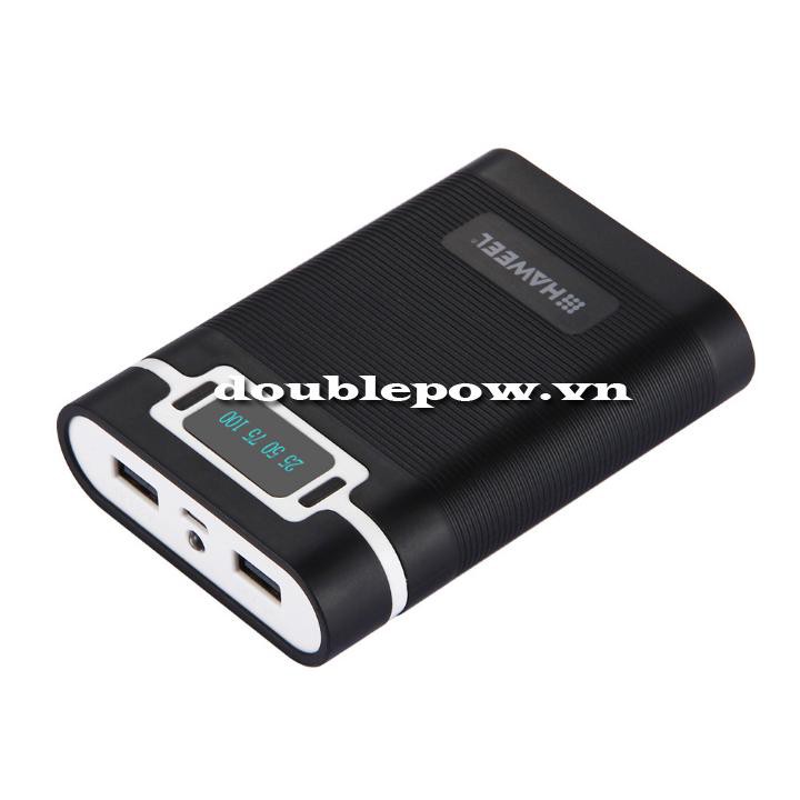 Box vỏ sạc dự phòng 4 pin 18650 Haweel HWL9500