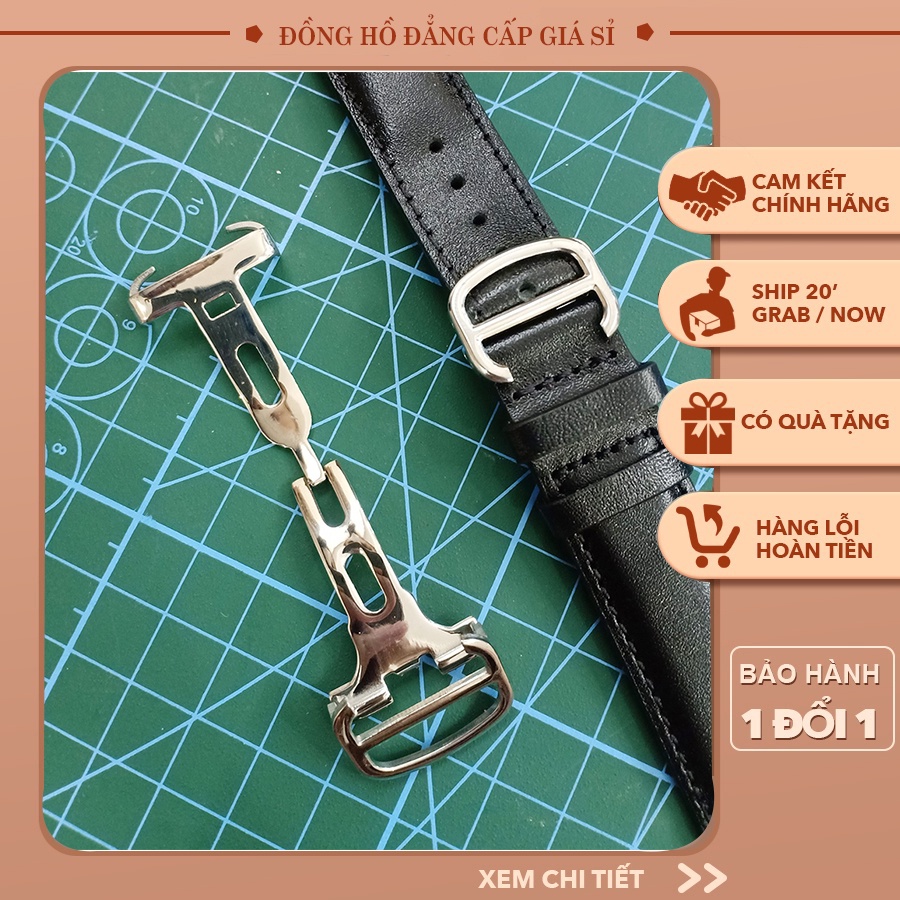 Khóa Bướm Đồng Hồ gập Cartier nhỏ gọn Thép không gỉ 316 Khóa Cartier 3111KP siêu bền