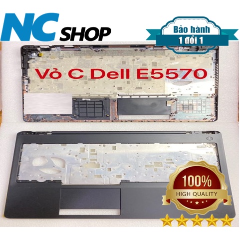 Thay vỏ laptop Dell Latitude E5570, Precision 3510 – VỎ C MẶT PHÍM CHUỘT DELL E5570 (NO TOUCHPAD)