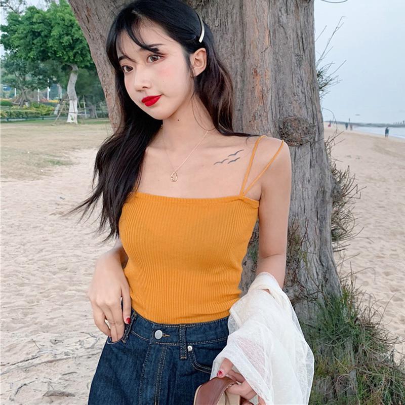 Áo Dệt Kim Nữ Sát Nách Trễ Vai Gợi Cảm | BigBuy360 - bigbuy360.vn