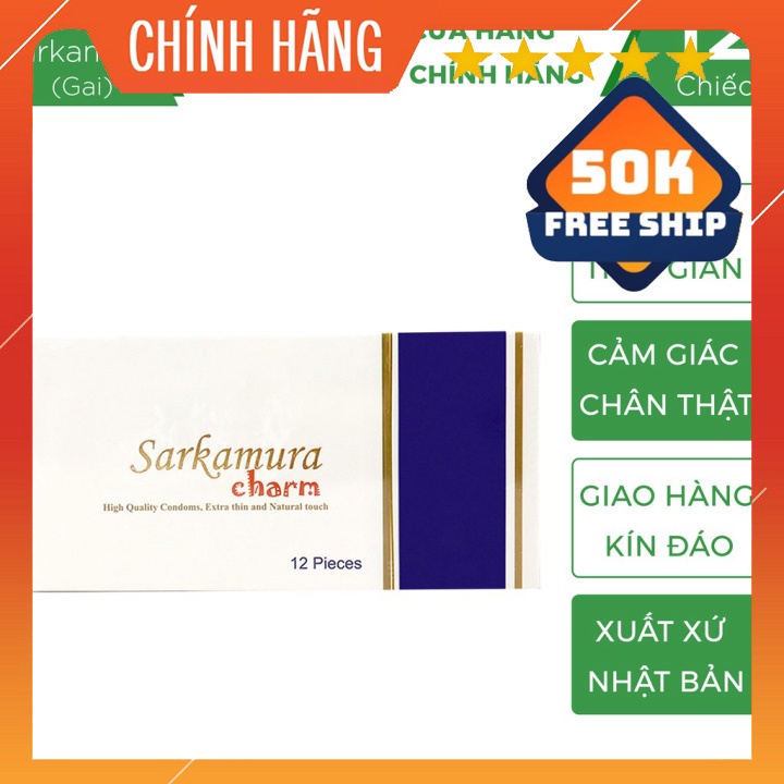 Bao cao suFreeshipSarkamura Charm siêu mỏng gai bi nhỏ - Phan An CN358