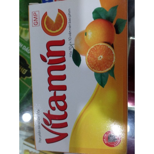 Vitamin C vị Hương cam hộp 10 vỉ