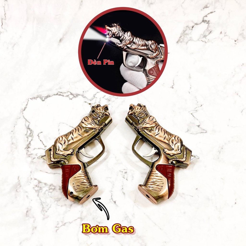 HỎA TỐC HCM - Hột-𝙌𝙪𝙚̣𝙩-𝘽𝙖̣̂𝙩-𝙇𝙪̛̉𝙖 mô hình con cọp có đèn pin 11cm - FREESHIP