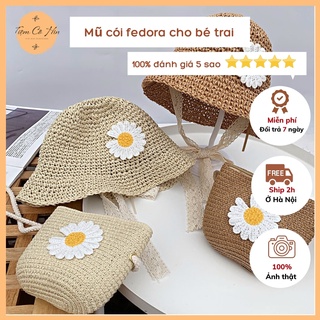 Mũ túi cói đi biển bé gái từ 2-5 tuổi Tiệm Cô Hìn che nắng tốt, thích hợp đi biển, chụp ảnh ship 1h lỗi 1 đổi 1