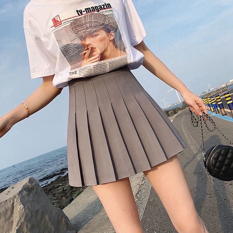 Chân váy ngắn xếp hai lớp hàng QC ( kèm hình thật) | BigBuy360 - bigbuy360.vn