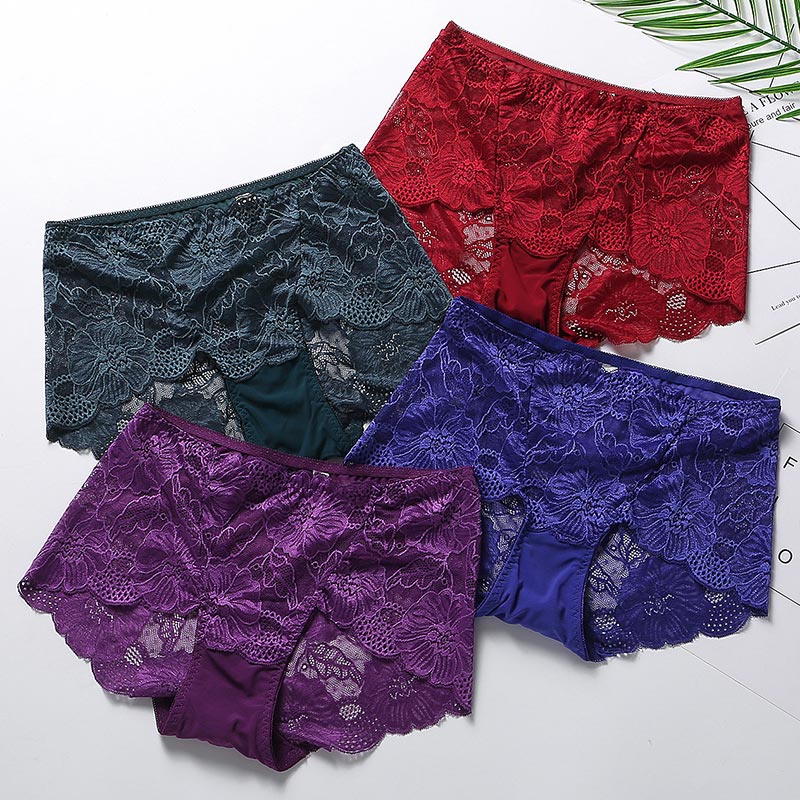 AOFEIQIKE Quần lót ren hoa thoáng khí size L-2Xl