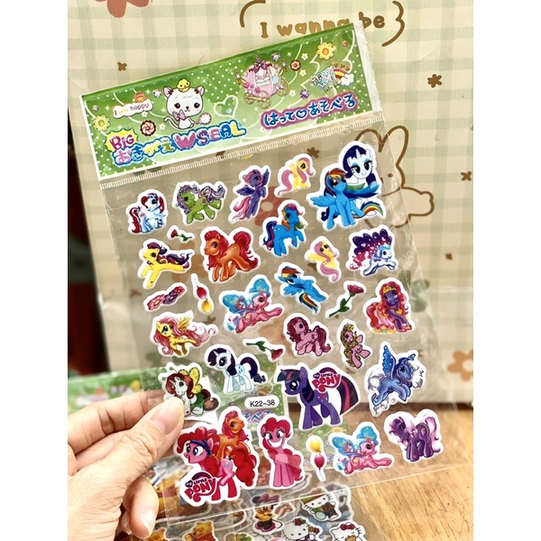 Sticker nổi bé trai bé gái