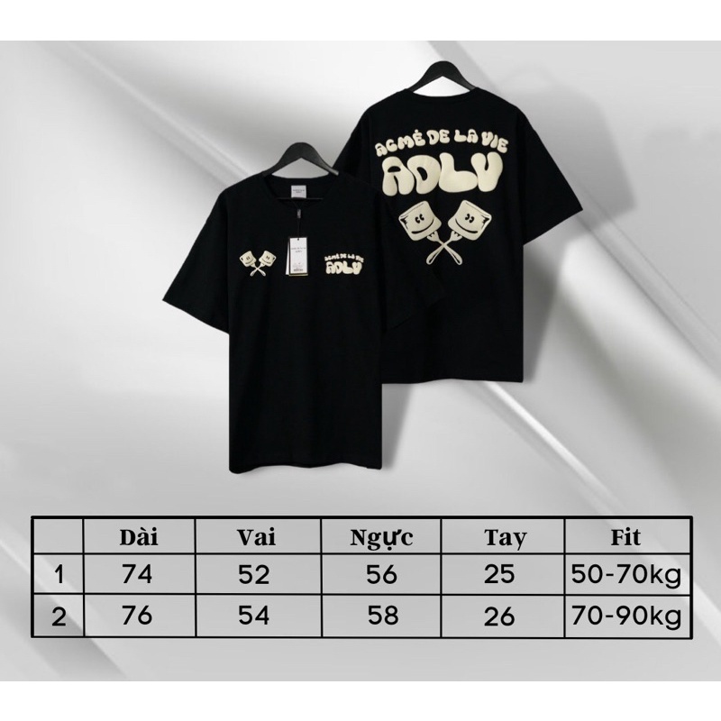 Áo ADLV Marshmallow in chuẩn siêu cấp Áo Adlv in hình nam nữ mới nhất