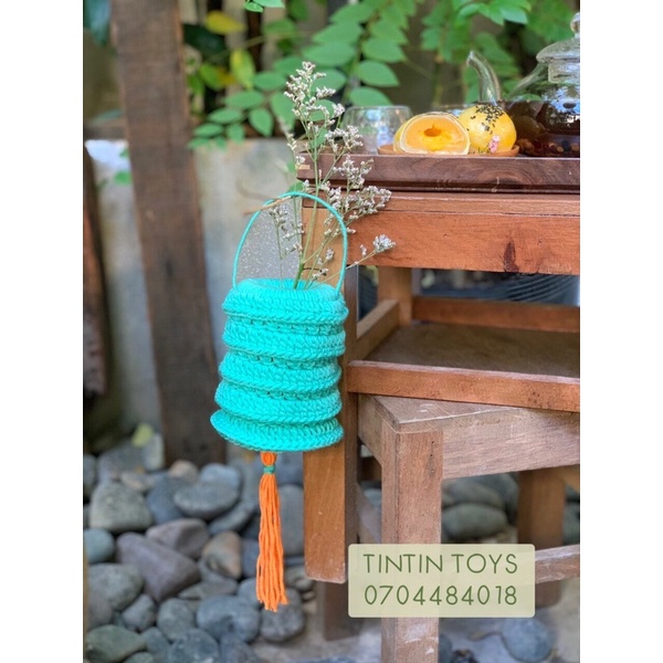 [HÀNG HOT] Lồng đèn trung thu handmade làm bằng len cao cấp, an toàn cho bé