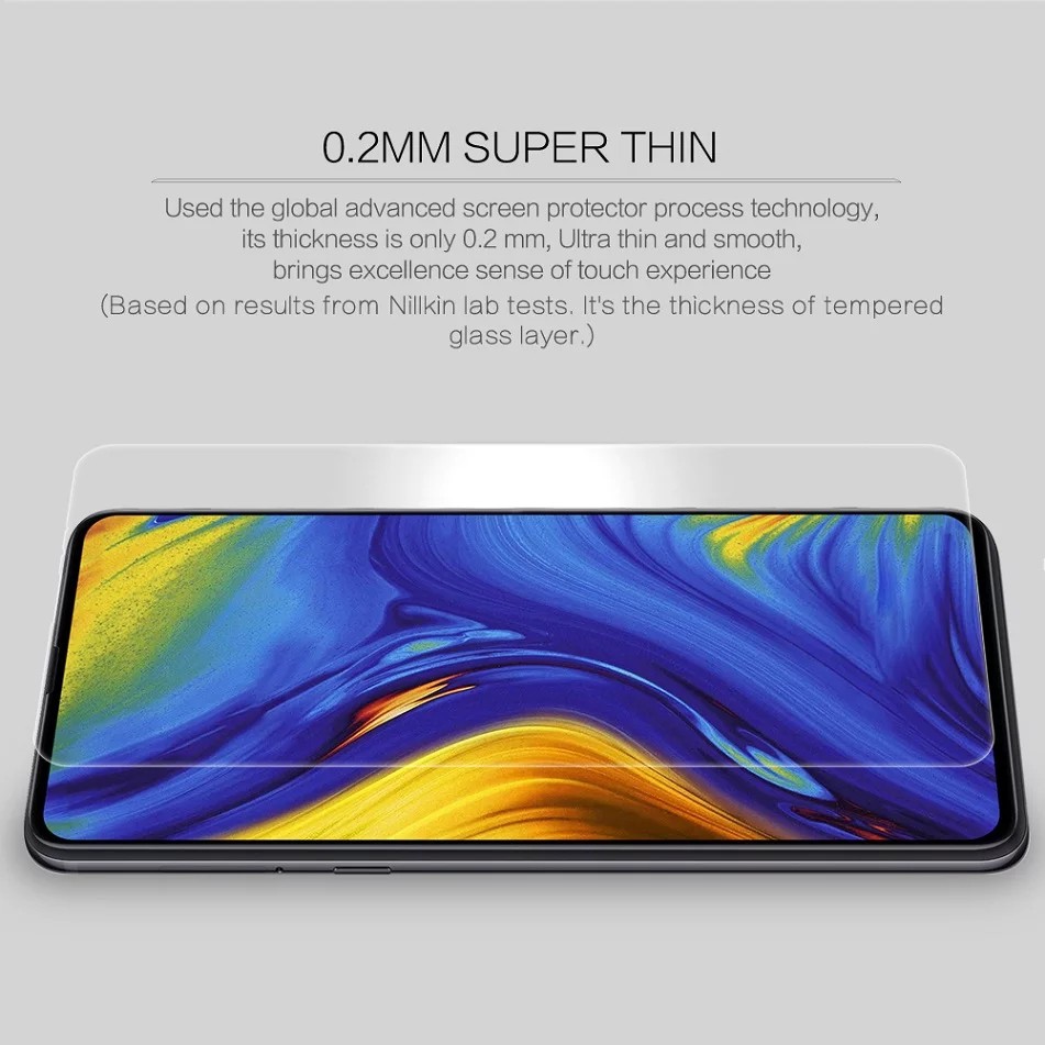 Kính cường lực Xiaomi Mi Mix 3 mix3 Nillkin H+ Pro cao cấp chống bám vân tay và mồ hôi cảm ứng mượt mà