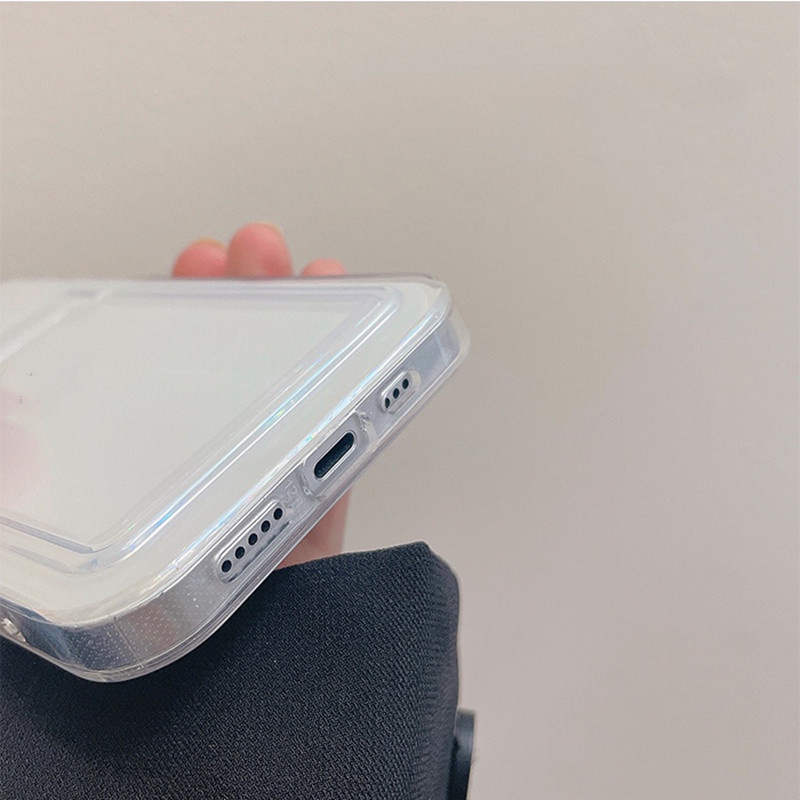 Ốp điện thoại trong suốt chống sốc thích hợp cho iPhone 12 11 Pro Mini Xs Max Xr X 8 7 Plus