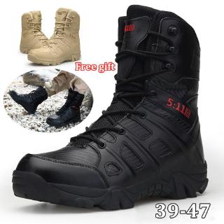 Giày Boot LÍNH MỸ SWAT Cao Cổ Phong Cách Quân Đội Du Lịch Dã Ngoại