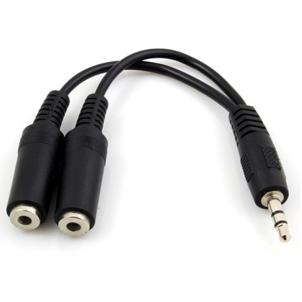 Jack Chia Âm Thanh 1 Ra 2 Cổng Audio 3.5mm