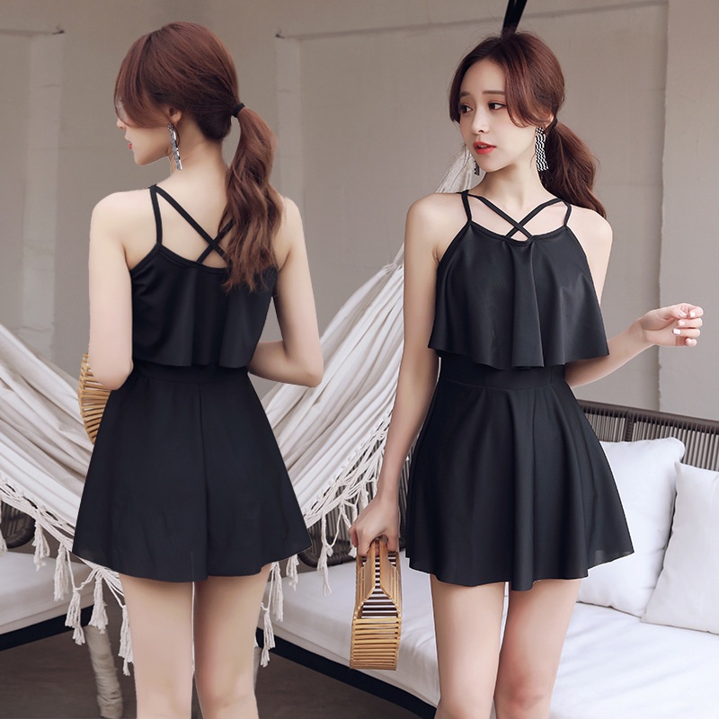 Bộ Đồ Bơi Phối Dây Chéo Quyến Rũ Thời Trang Mùa Hè Cho Nữ