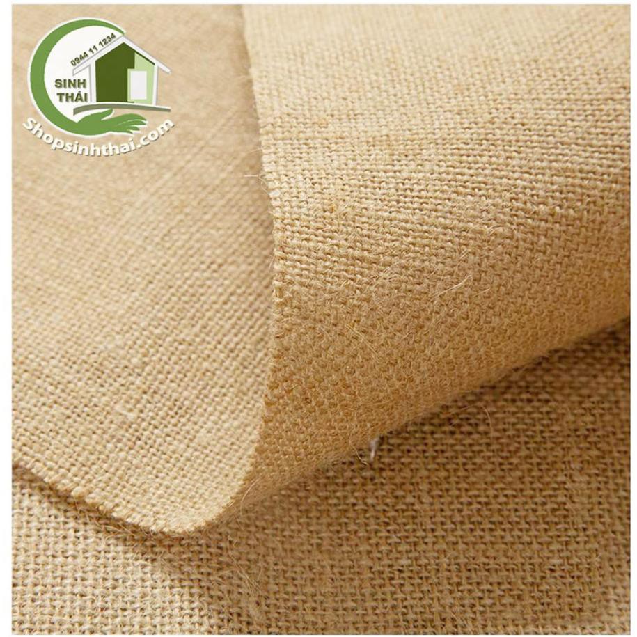 1 mét vải bố thô khổ 1,2m - vải làm túi xách, phông nền chụp hình ảnh, trang trí