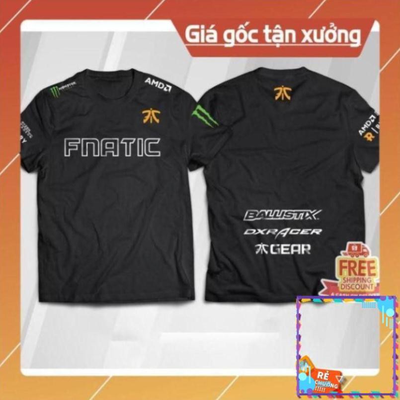 [NEW] [SUPER] [SALE] [SALE GIÁ GỐC] [SIÊU PHẨM] Áo thun team Fnatic - áo game được yêu thích, giá rẻ nhất