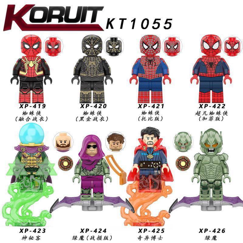 Mô Hình Đồ Chơi Người Nhện / Người Sắt mini KT1055 / KT1027 / KT1016 / KDL808 / KT1028