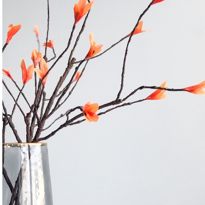 Nhánh lá bạch đàn nhân tạo dùng trang trí nhà cửa / văn phòng 53cm