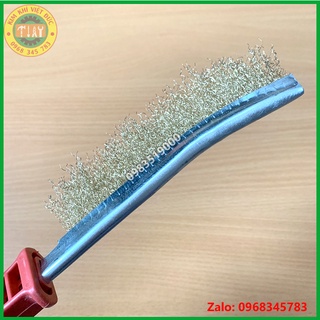 Bàn chải sắt đánh rỉ màu đỏ