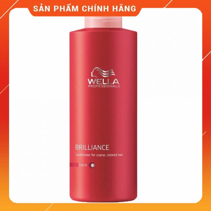 DẦU XẢ WELLA BRILLIANCE GIỮ MÀU TÓC NHUỘM WELLA CHÍNH HÃNG 1000ML