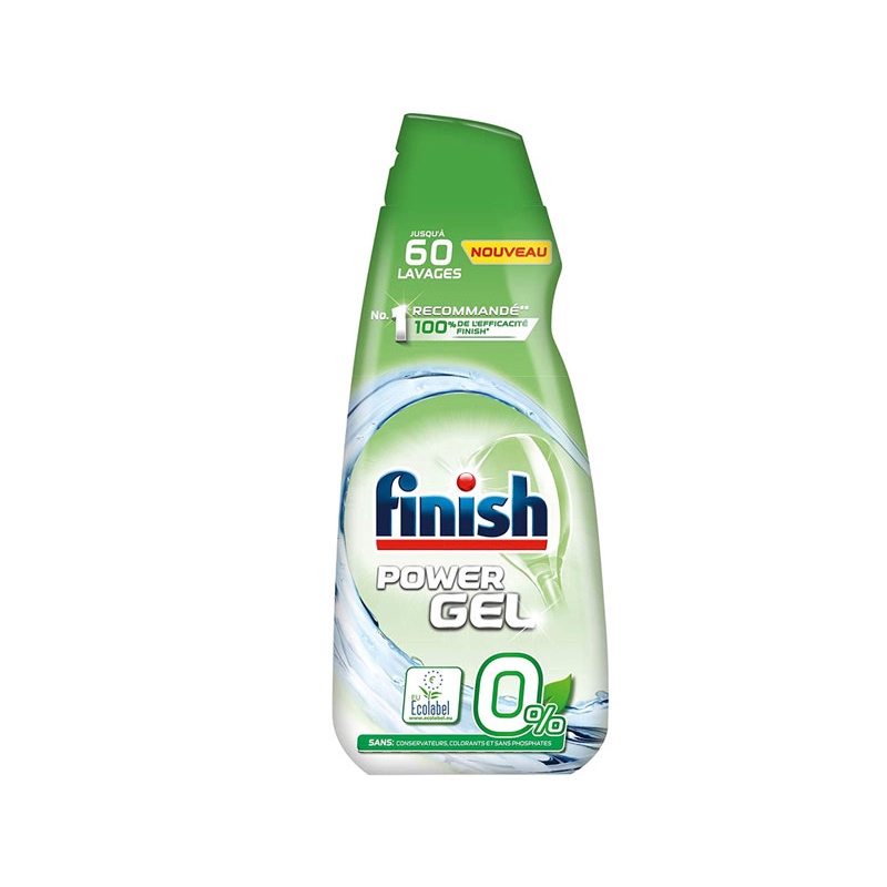 Nước rửa chén Hữu Cơ cho máy 900ml - Gel rửa chén Finish Eco 0% nhập khẩu EU, với 60% thành phần hữu cơ, an toàn, l