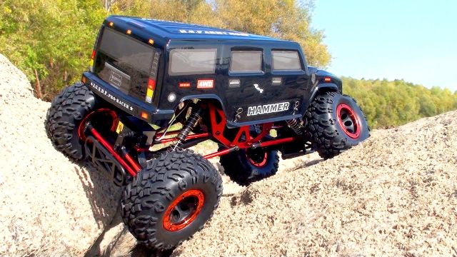 Xe điều khiển rock clawer 1/10 khung sườn kim loại chuẩn thi đấu