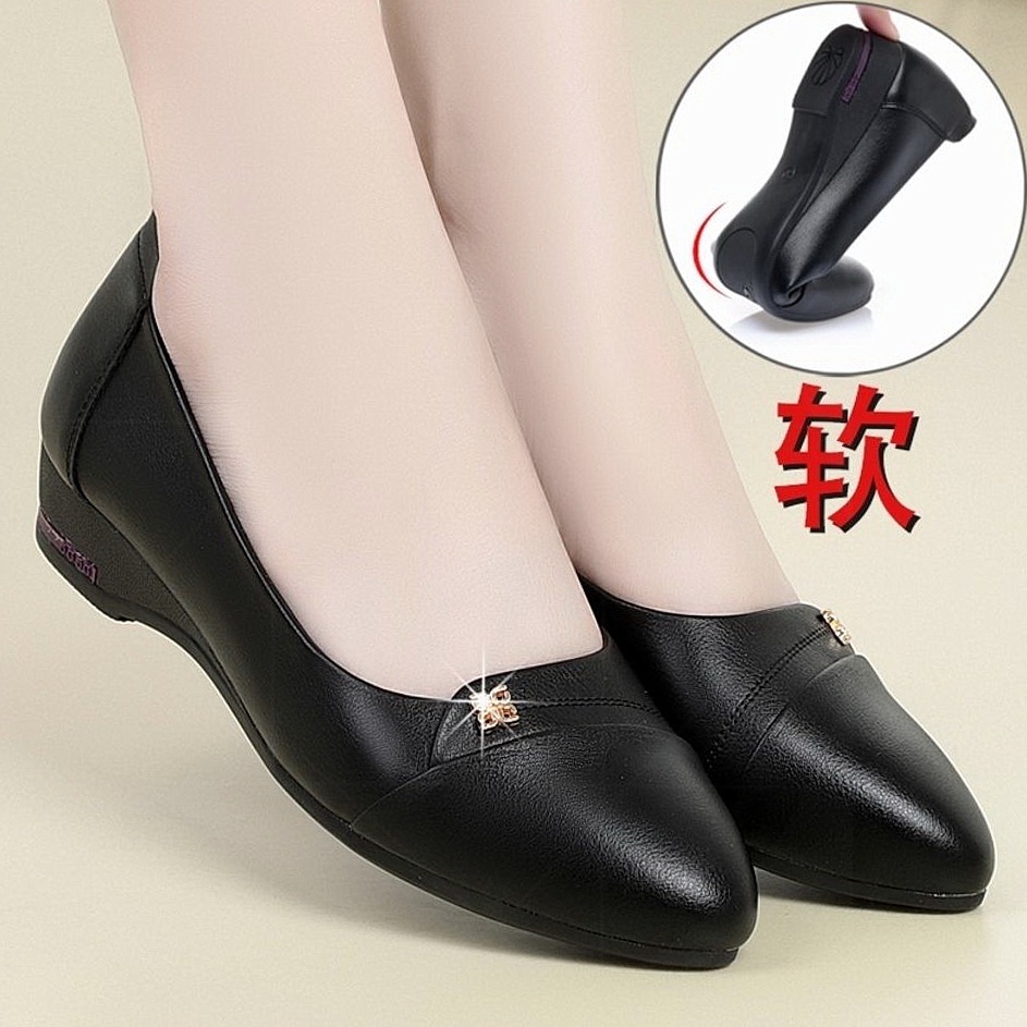 Giày búp bê đế mềm thời trang cho phụ nữ trung niên