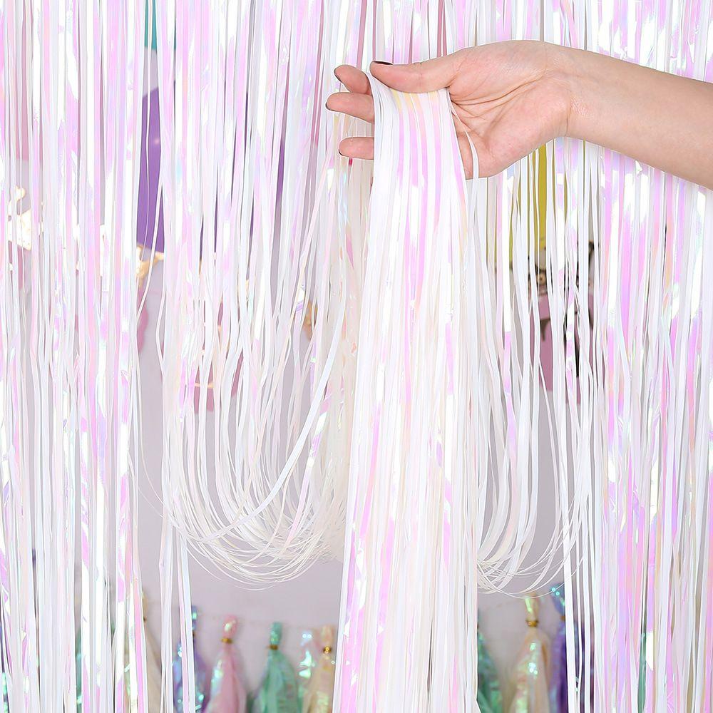Rèm Phông Nền Trang Trí Bữa Tiệc Bằng Lá Kim Loại Màu Gradient