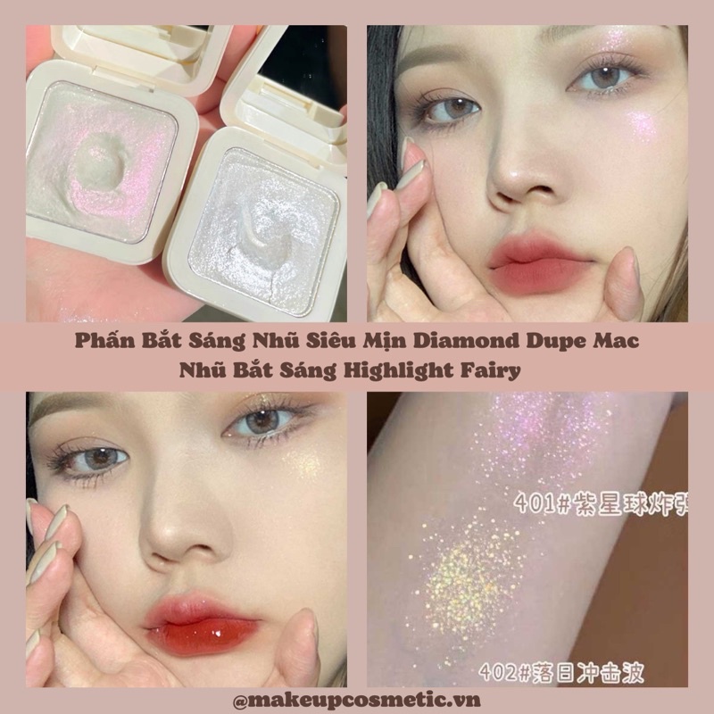 Phấn Bắt Sáng Highlight Dupe Clio, Fenty - Nhũ Bắt Sáng Highlighter Fairy