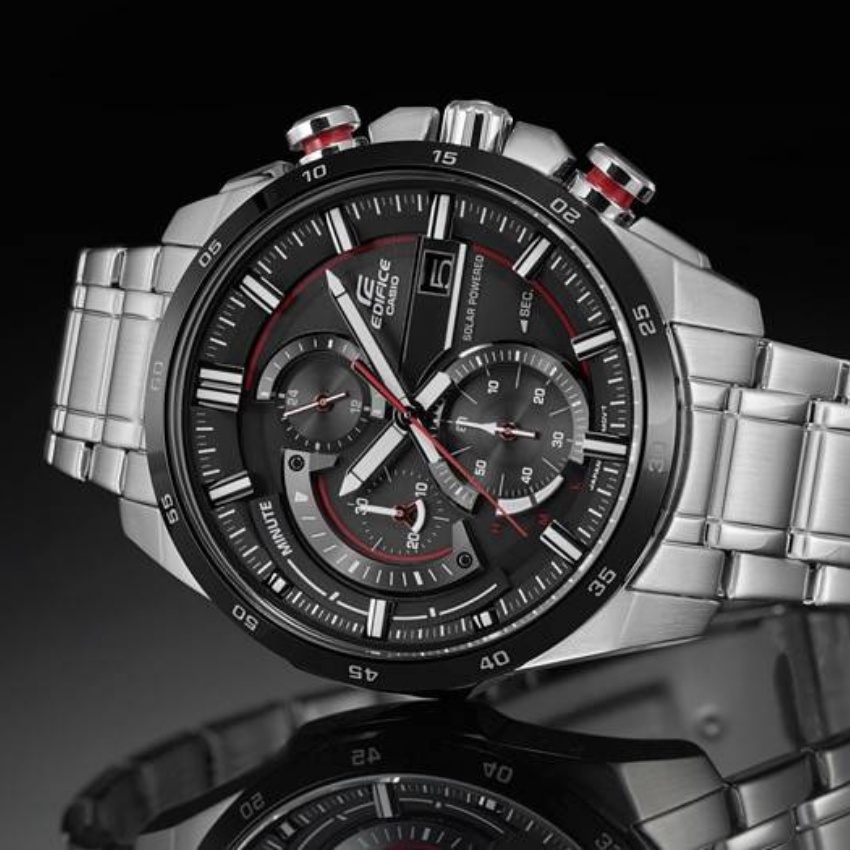 Đồng hồ nam điện tử đeo tay chống nước thời trang , CA$IO EDIFICE EQS600 -1AV size 44mm fullbox