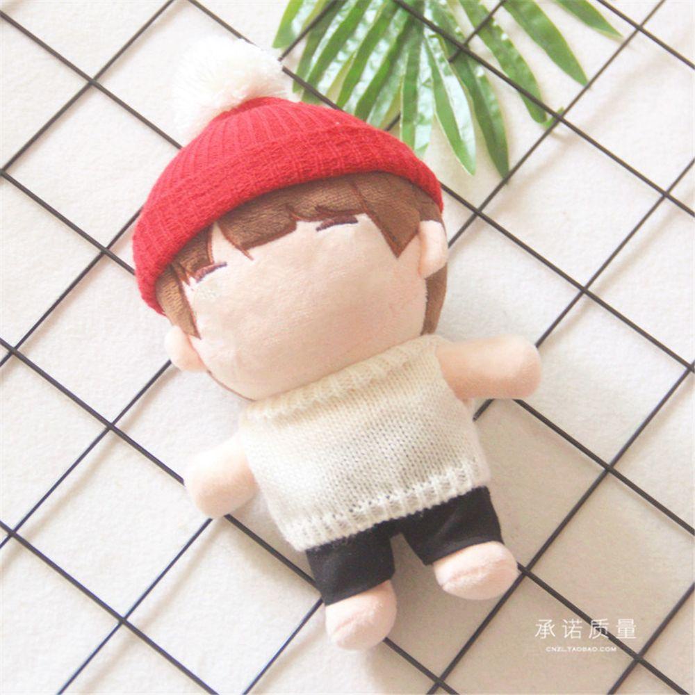 Bộ Trang Phục Đồ Chơi Búp Bê Gồm Yếm Quần Và Áo Khoác Hình Vịt Con Màu Vàng Cầu Vồng Dễ Thương