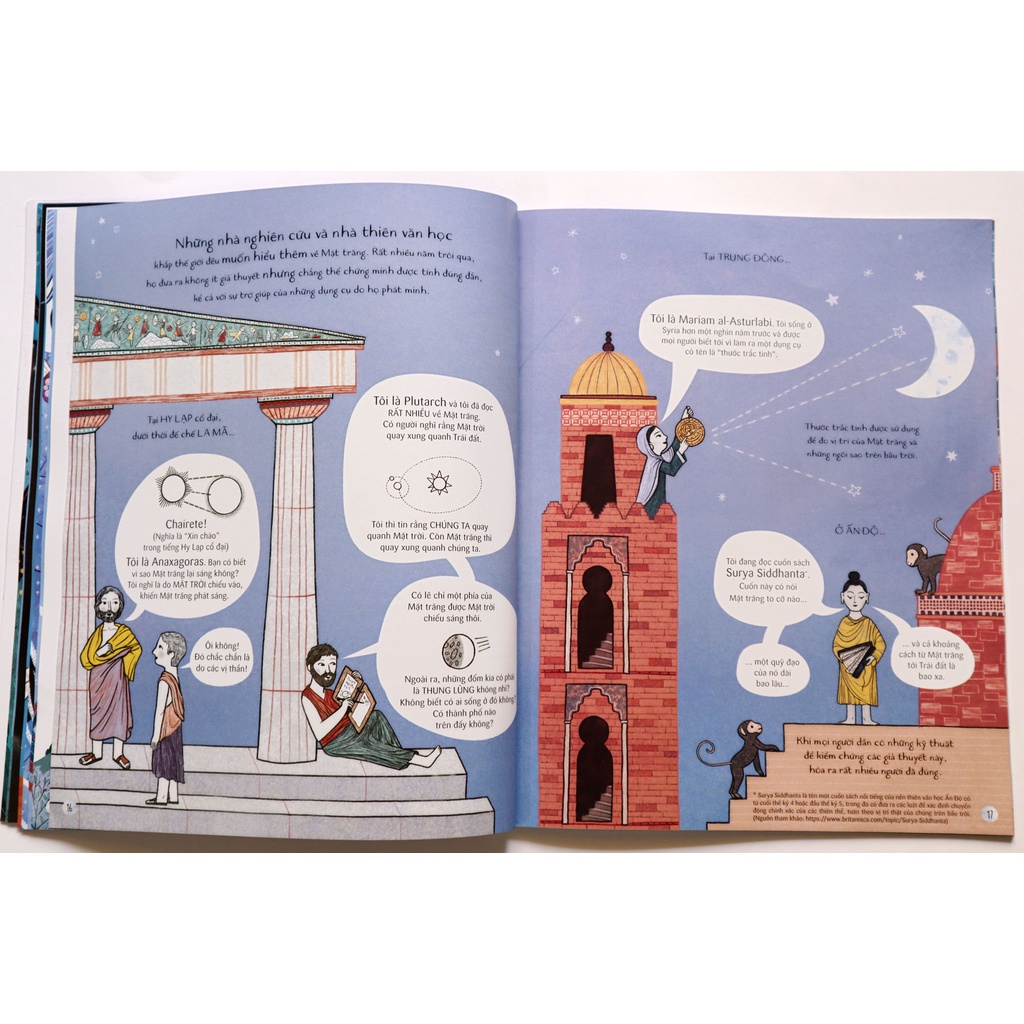 Sách cho bé - Mặt Trăng - Cùng khám phá câu chuyện về Mặt Trăng - Dành cho bé từ 3+