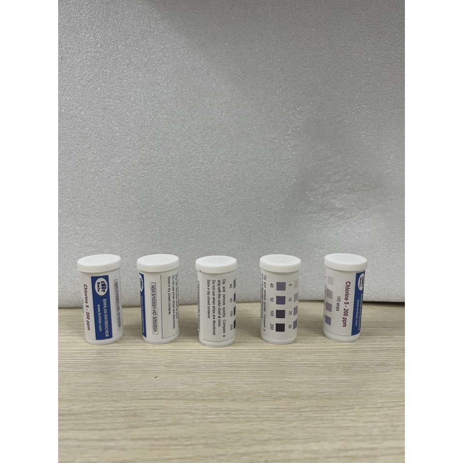 Giấy thử chlorine 5-200 ppm ENBC Bình Lan