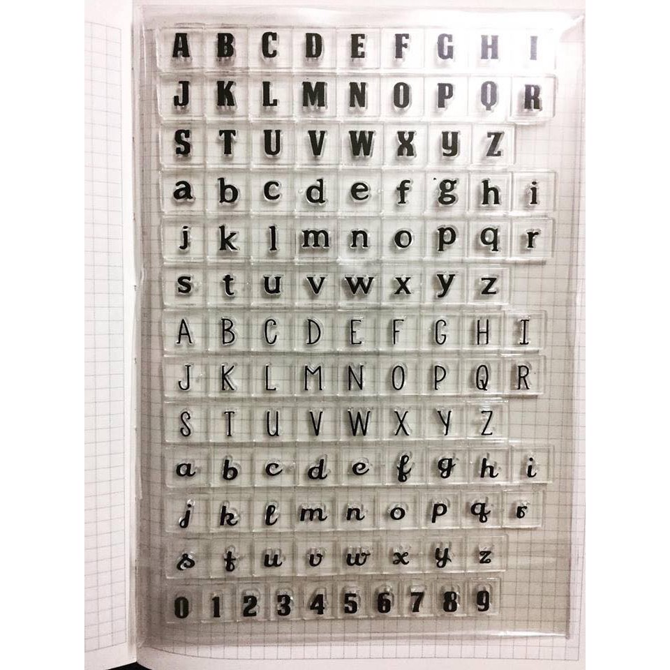 Clear stamp - con dấu trong suốt